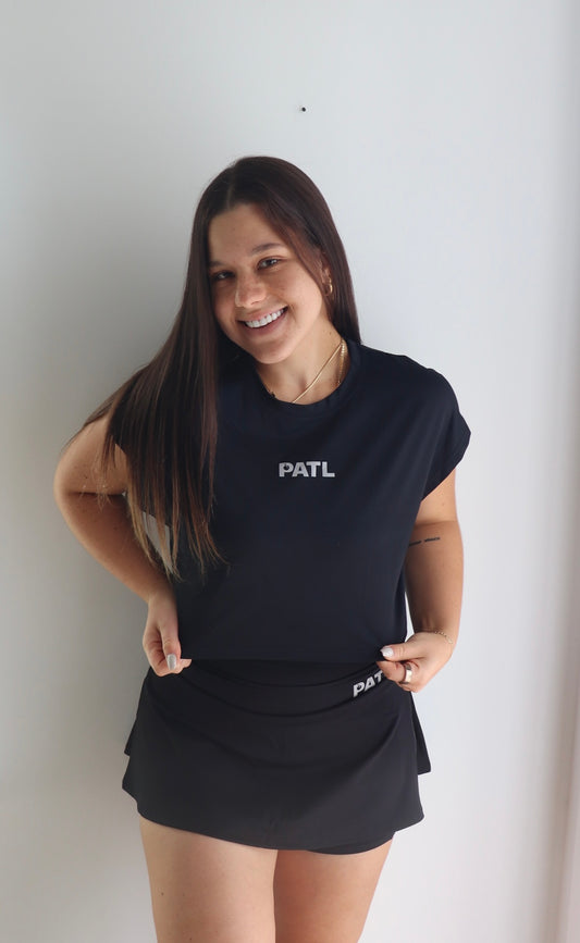 PATL | On set cropped shirt