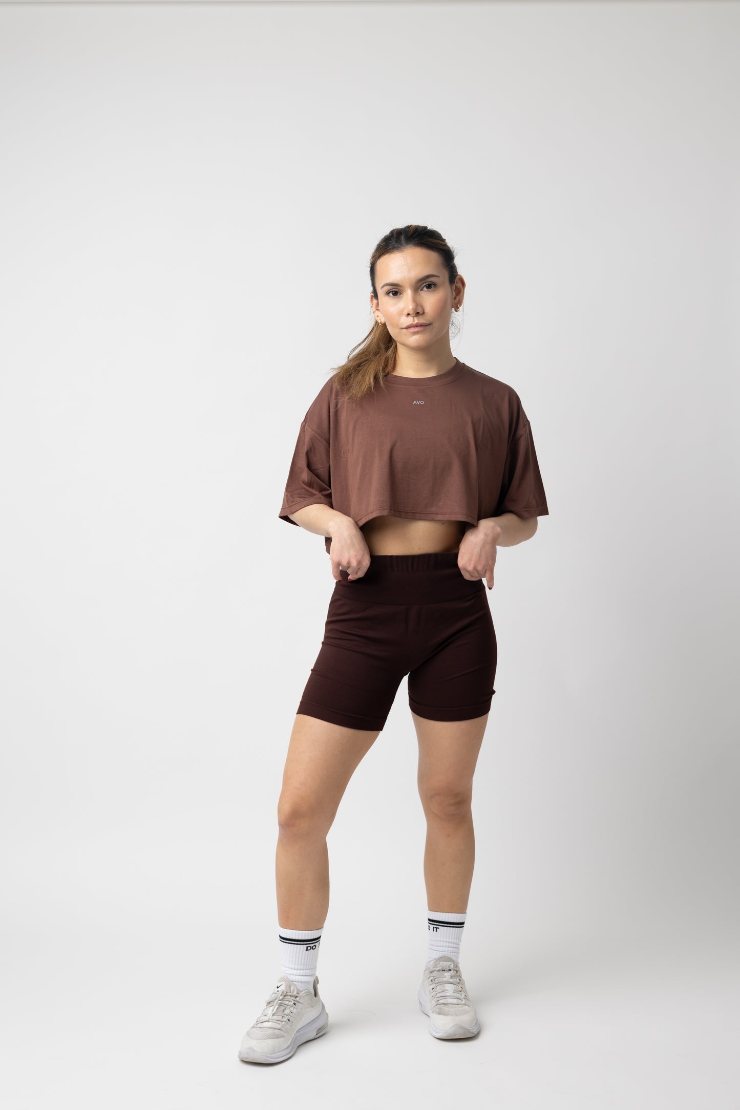 Mocca High-Waisted Shorts